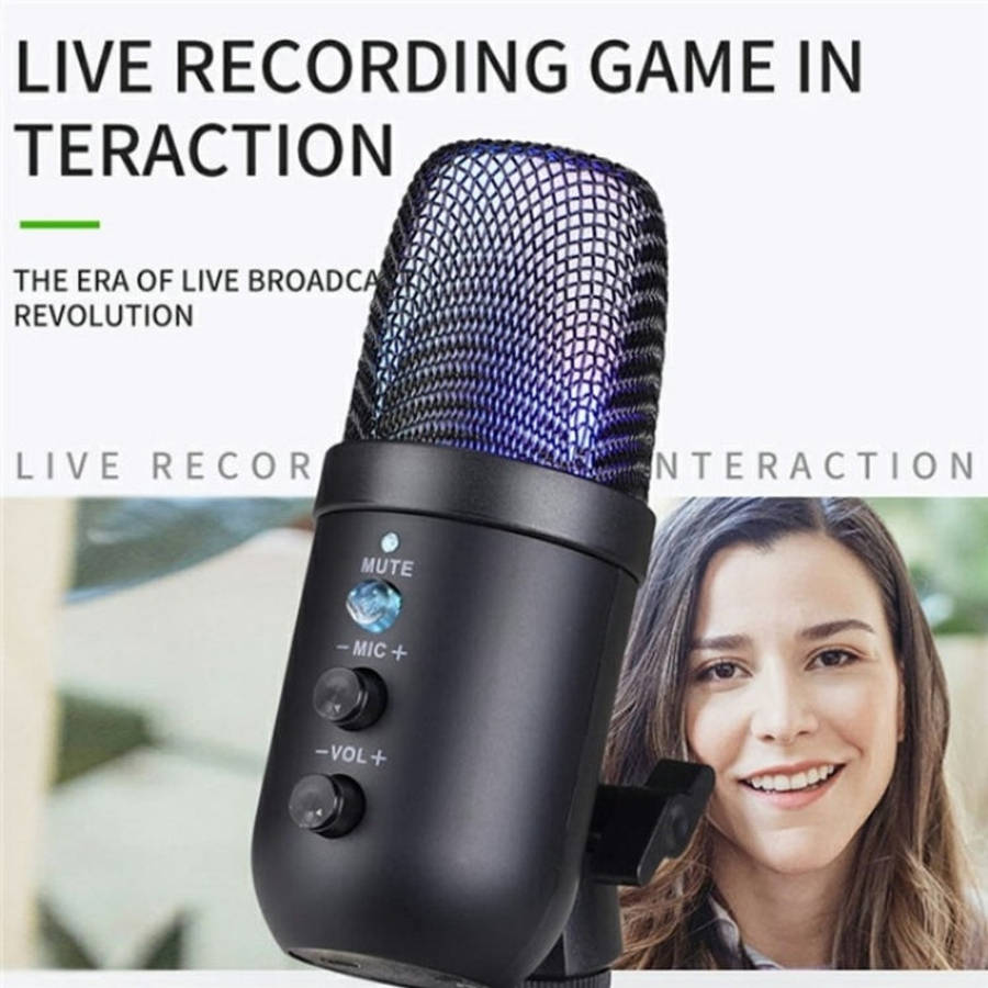 MU1000 Real Time Monitoring Noise Desktop Condenser Microphone