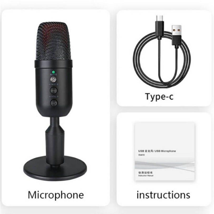MU1000 Real Time Monitoring Noise Desktop Condenser Microphone