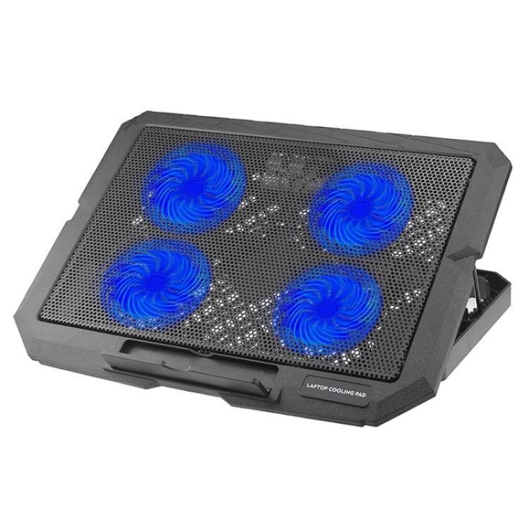 X4 4 Fan 7-Speed Control Noiseless Height Adjustable Stand Laptop Cooling Pad