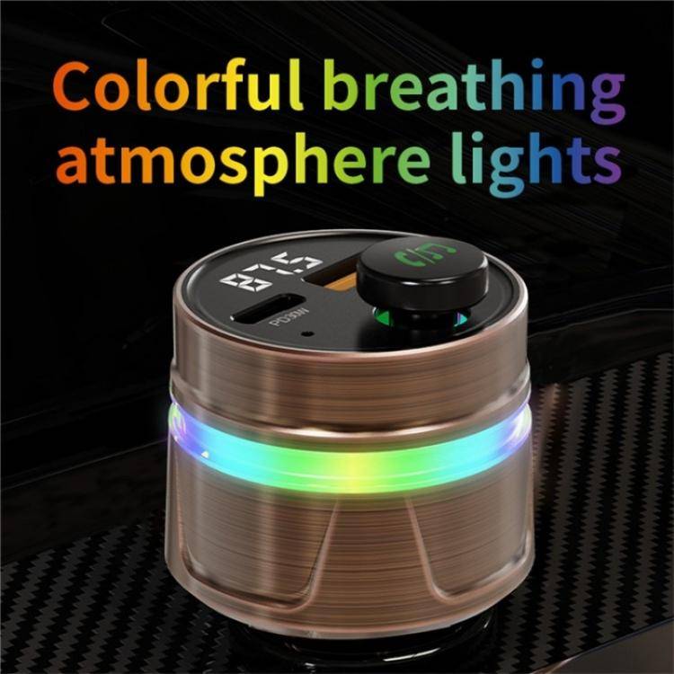 C74 Bluetooth 5.3 Car Charger PD 30W Fast Charging  with Digital Display