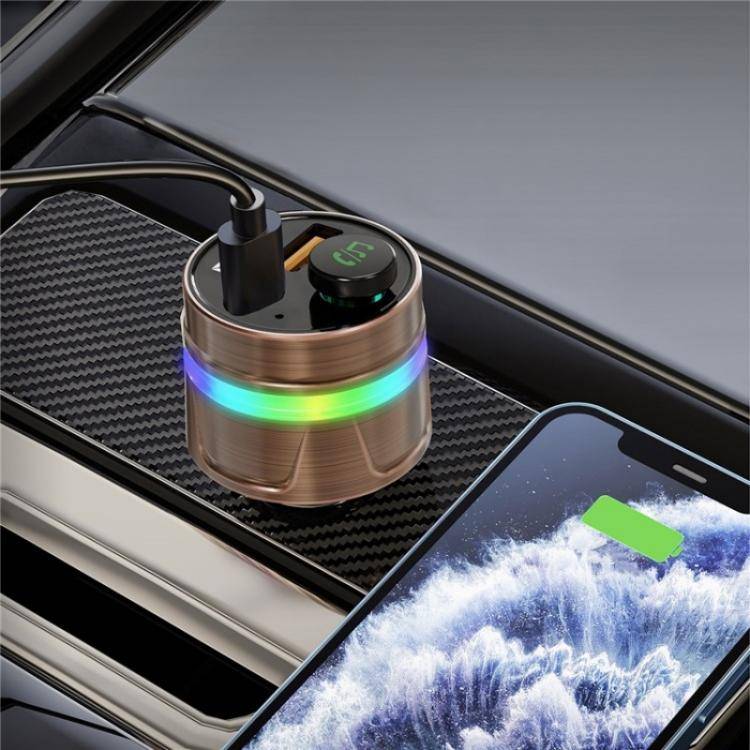 C74 Bluetooth 5.3 Car Charger PD 30W Fast Charging  with Digital Display