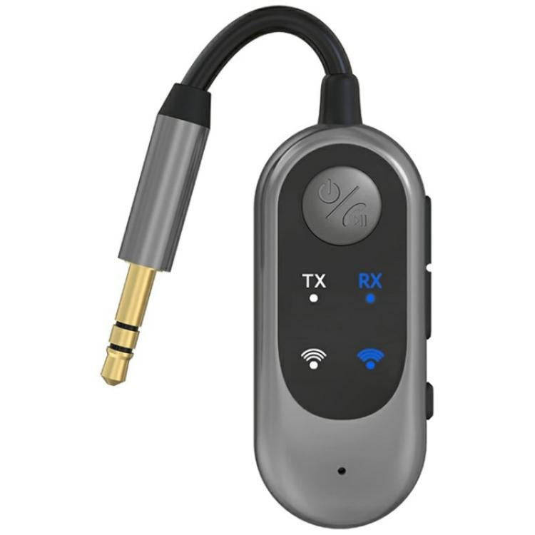W10 Car Stereo Wireless Connection Audio Adapter 2 in 1 Car Bluetooth 5.3 Receiver Transmitter