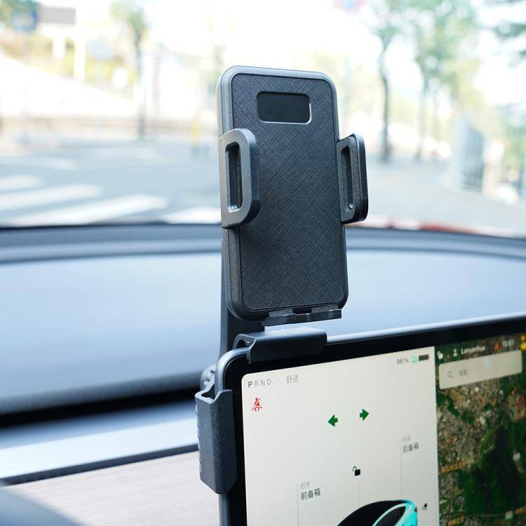 Clip On Universal Car Computer Monitor Mount 360 Degree Rotation Phone Holder Stand