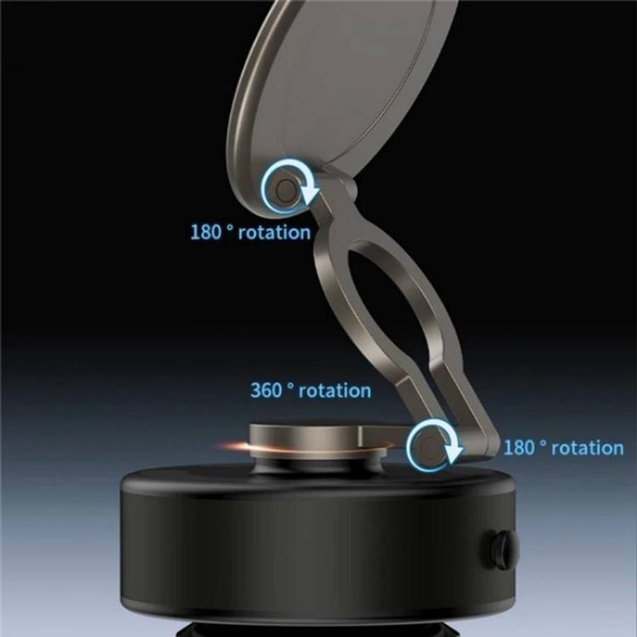 D2 3-Axis Folding Magnetic Suction Cup 360 Degree Rotation Phone Stand Car Phone Holder