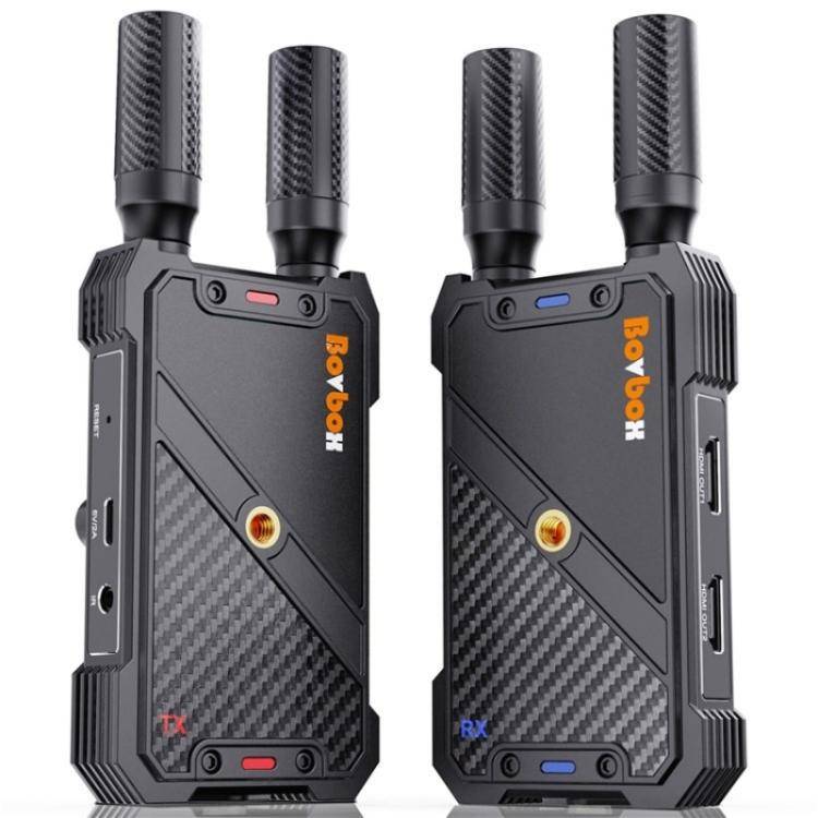BOVBOX 082 1080P H.265 Low Latency 400m Transmitter Receiver HDMI Wireless Extender, Plug:UK Plug