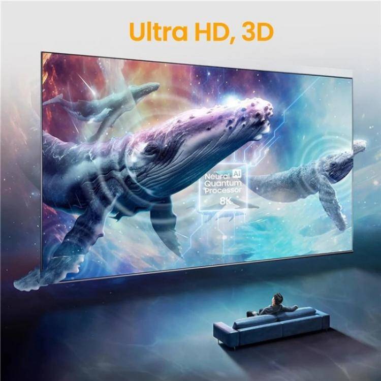 Q8-5 For Home Theater / Office HDMI 2.1 5x1 Switch 8K 60Hz Gaming Video Switcher  Control, Plug:E...