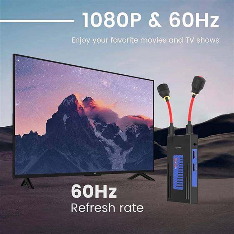 BOVBOX 092 Pro Audio Video Transmitter Receiver 300m Wireless HDMI Extender, Plug:AU Plug