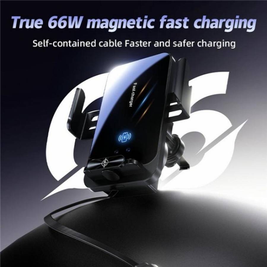 SD06 Car Air Vent Mount Anti Shake Automatic Clamping Wireless Charging Phone Stand