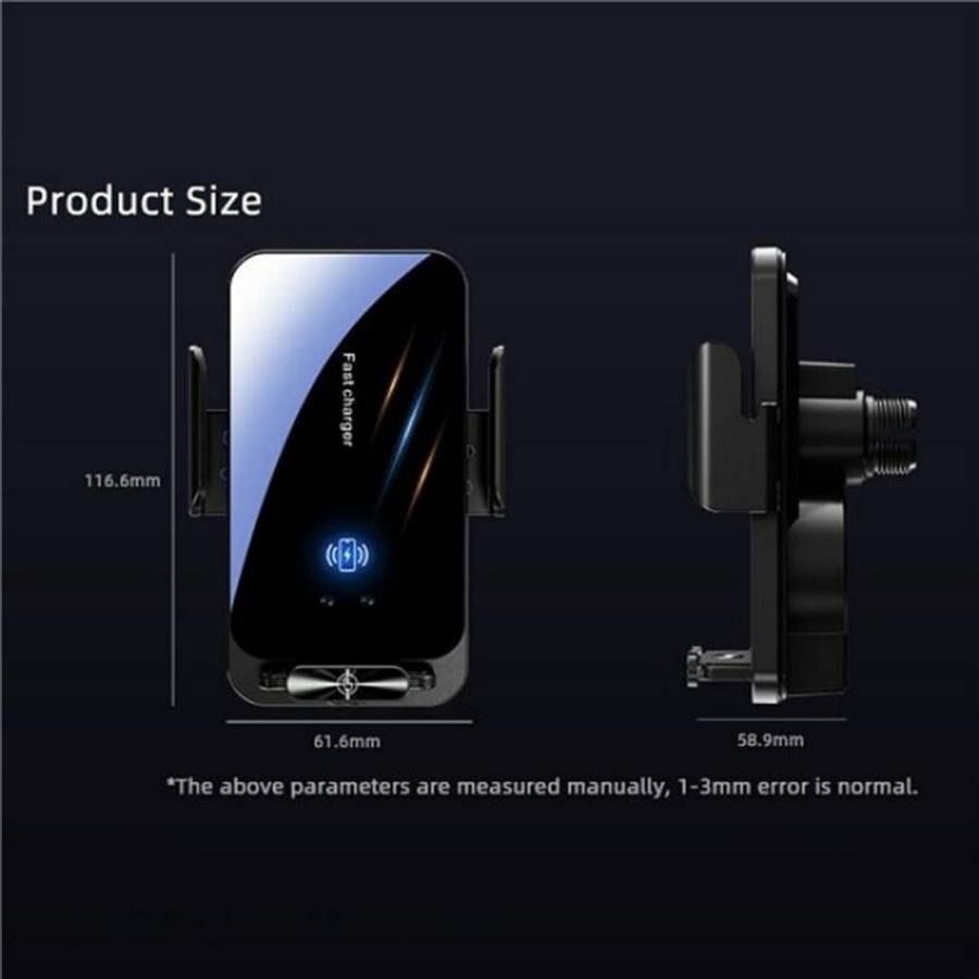 SD06 Car Air Vent Mount Anti Shake Automatic Clamping Wireless Charging Phone Stand