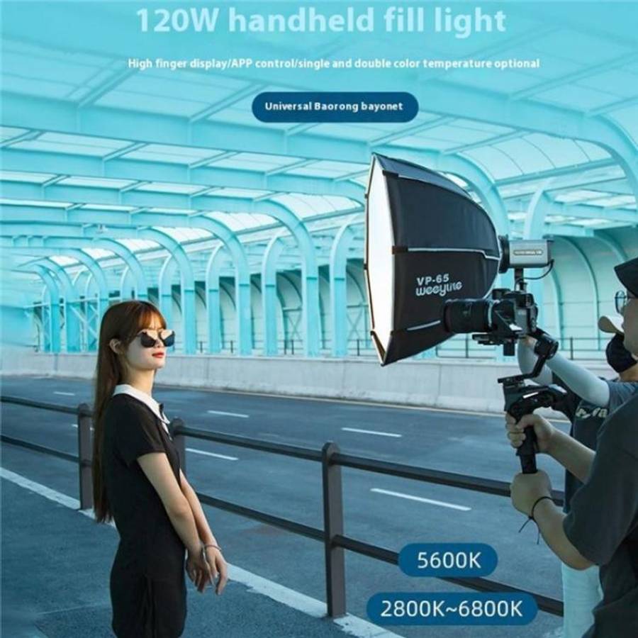 VILTROX Ninja 10B 2800-6800K Photography Studio Streaming Fill Light 120W LED Video Light(EU Plug)