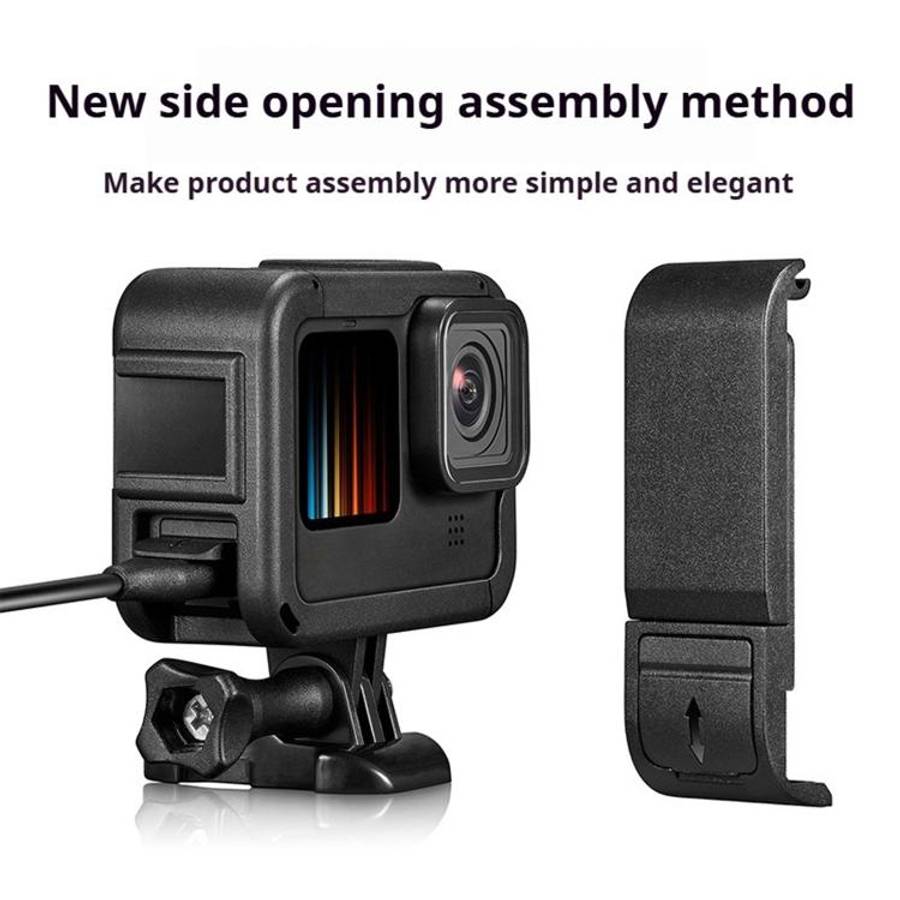 For GoPro HERO13 Black / HERO12 Black Dual Cold Shoes Frame Expansion PA Cage with Side Interface...