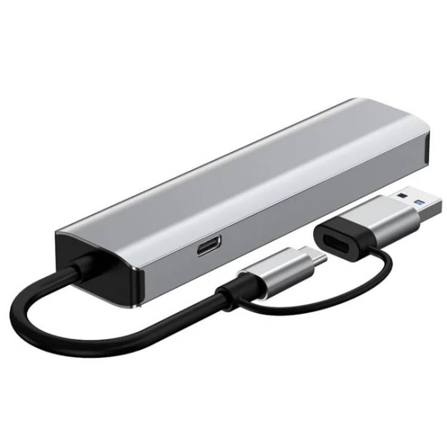 2501 RJ45 Gigabit Network Card Converter USB-C / USB to Ethernet Adapter