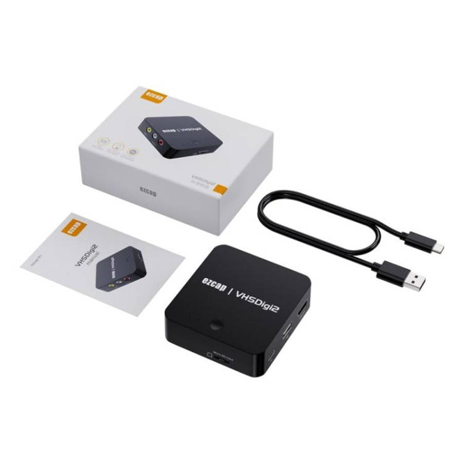 Ezcap 181P Video Capture Box VHSDigi2 AV Recorder VHS to MP4 Converter