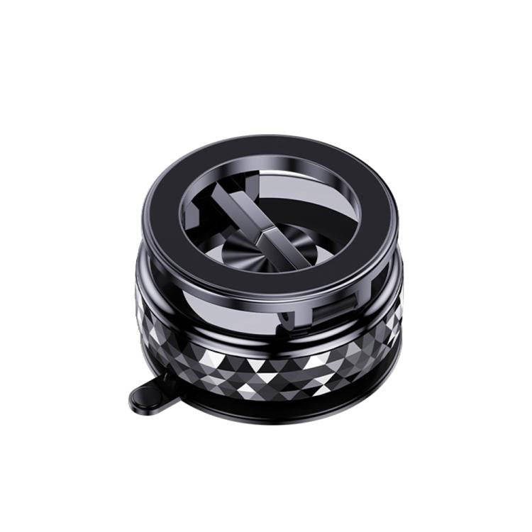K12 Vacuum Suction Mount Foldable 360 Rotation Magnetic Car Phone Holder(Black)