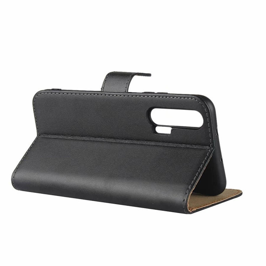 Leather Horizontal Flip Holster for Huawei Honor 20 Pro with Magnetic Clasp and Bracket and Card ...