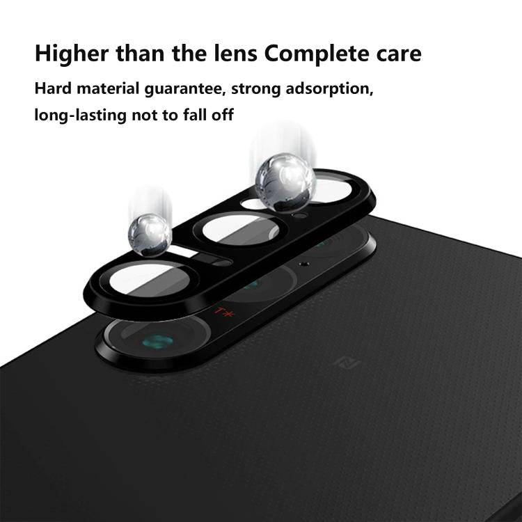 For Sony Xperia 1 VI Kalebol Eagle Eye One Piece Full-Coverage Metal Lens Ring Film(Black)