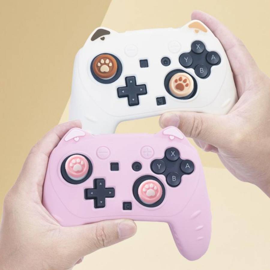 For Nintendo Switch 2 Pro Game Controller Silicone Protective Cover(Black)