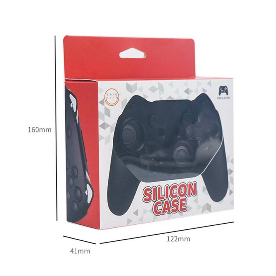 For Nintendo Switch 2 Pro Game Controller Silicone Protective Cover(Black)