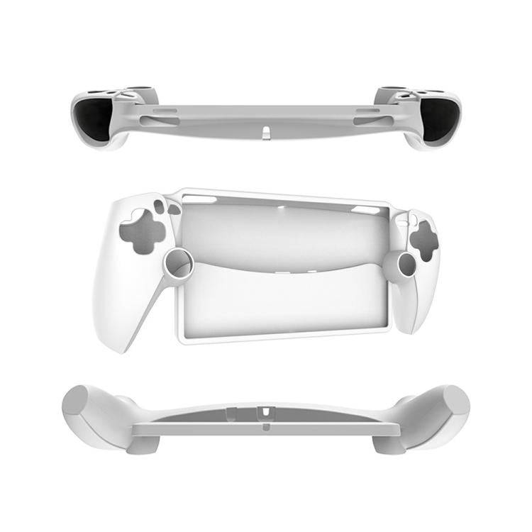 For Sony PS5  Game Console Silicone Protective Case(White)