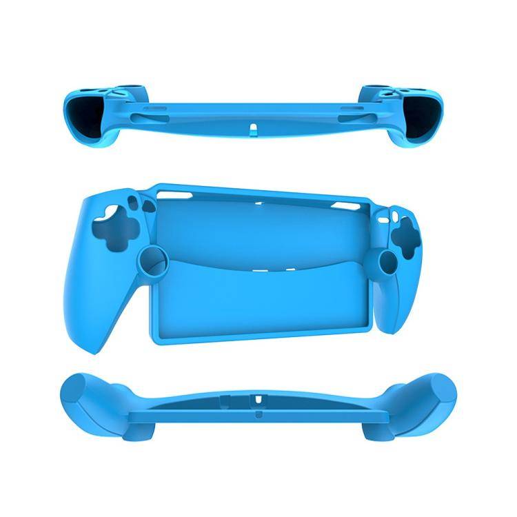For Sony PS5  Game Console Silicone Protective Case(Blue)