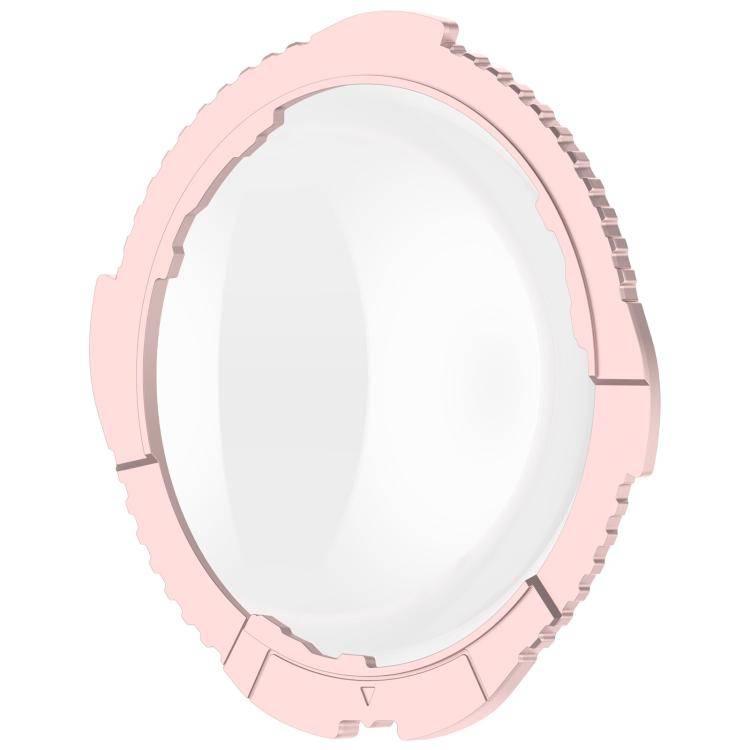 For Insta360 X5 Rotating Optical Tempered Glass Lens Guard Protective Cover(Pink)