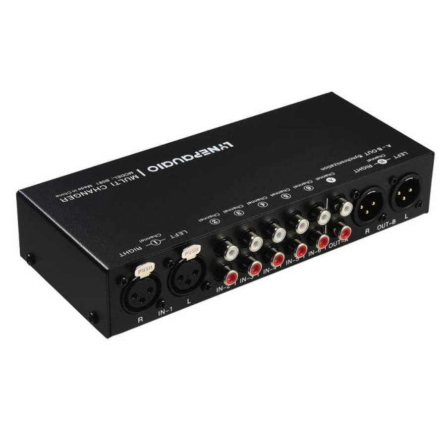 B081 6 Input 3 Outupt Audio Signal Selector Switcher Multi-channel Switcher, Fully Balanced Passi...