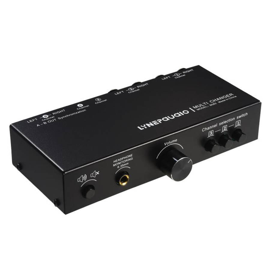 B082 3 Input 3 Output Audio Signal Selector Balanced Line Switcher
