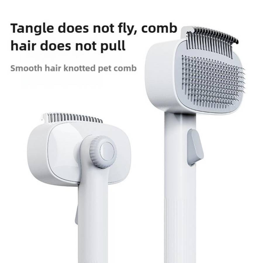 Pet Detangling Comb The Ultimate Grooming Tool(White Gray)