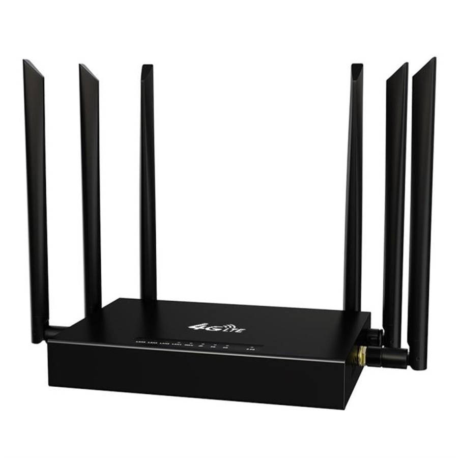 ED128-L 300Mbps Wireless WiFi Home Office SIM Card American Version 4G LTE Industrial Router, Plu...