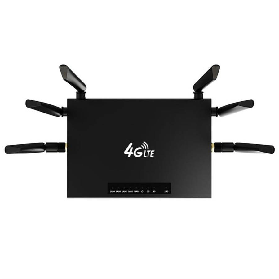 ED128-L 300Mbps Wireless WiFi Home Office SIM Card American Version 4G LTE Industrial Router, Plu...