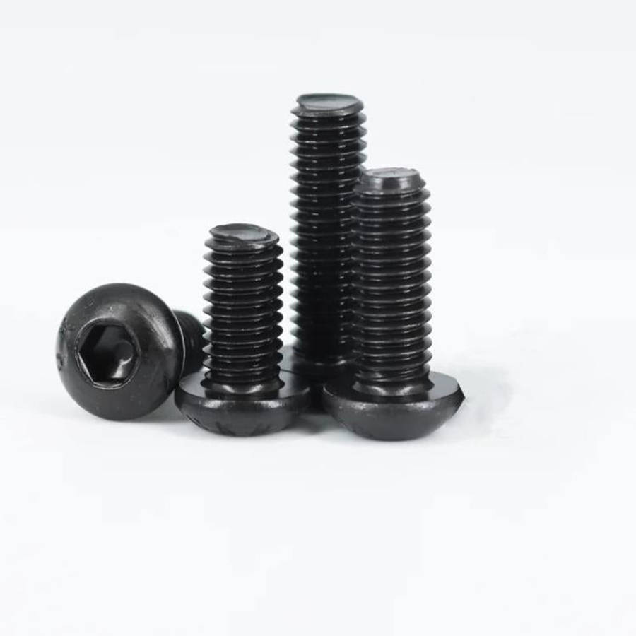 Hexagon Flat Head Bolts Nuts + Washers Alloy Steel Class 10.9, With Hexagon Wrench (M2-M5)