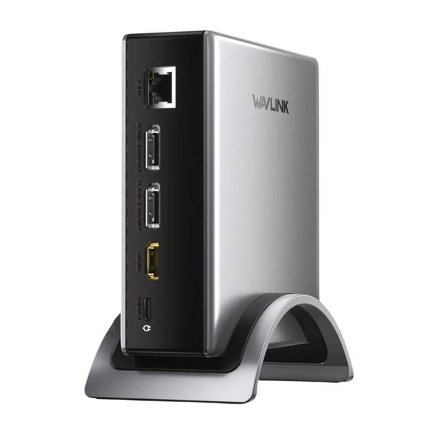 WAVLINK UMD27PRO Support 8K 30Hz 4K 144Hz 140W HUB Docking Station, Plug:AU Plug