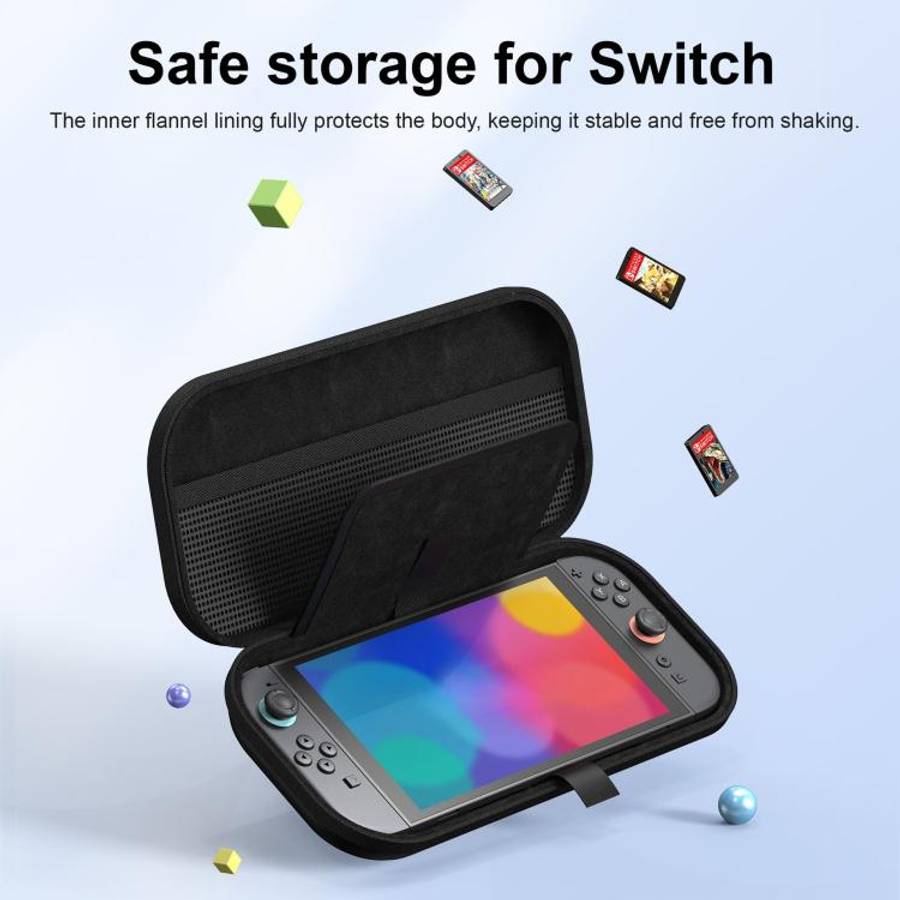For Nintendo Switch 2 Game Console PU Leather Protective Storage Bag(Black)