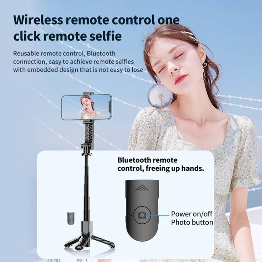 K25MINI Smartphone Live Streaming Photography Tripod Portable Bluetooth Selfie Stick