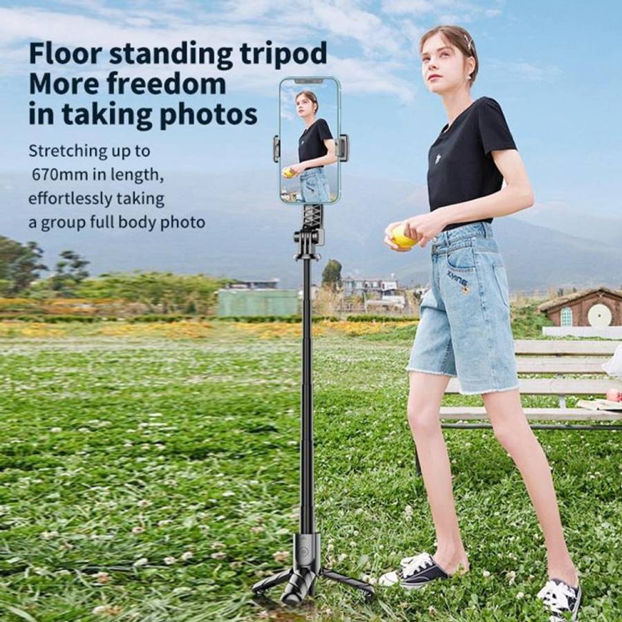 K25MINI Smartphone Live Streaming Photography Tripod Portable Bluetooth Selfie Stick