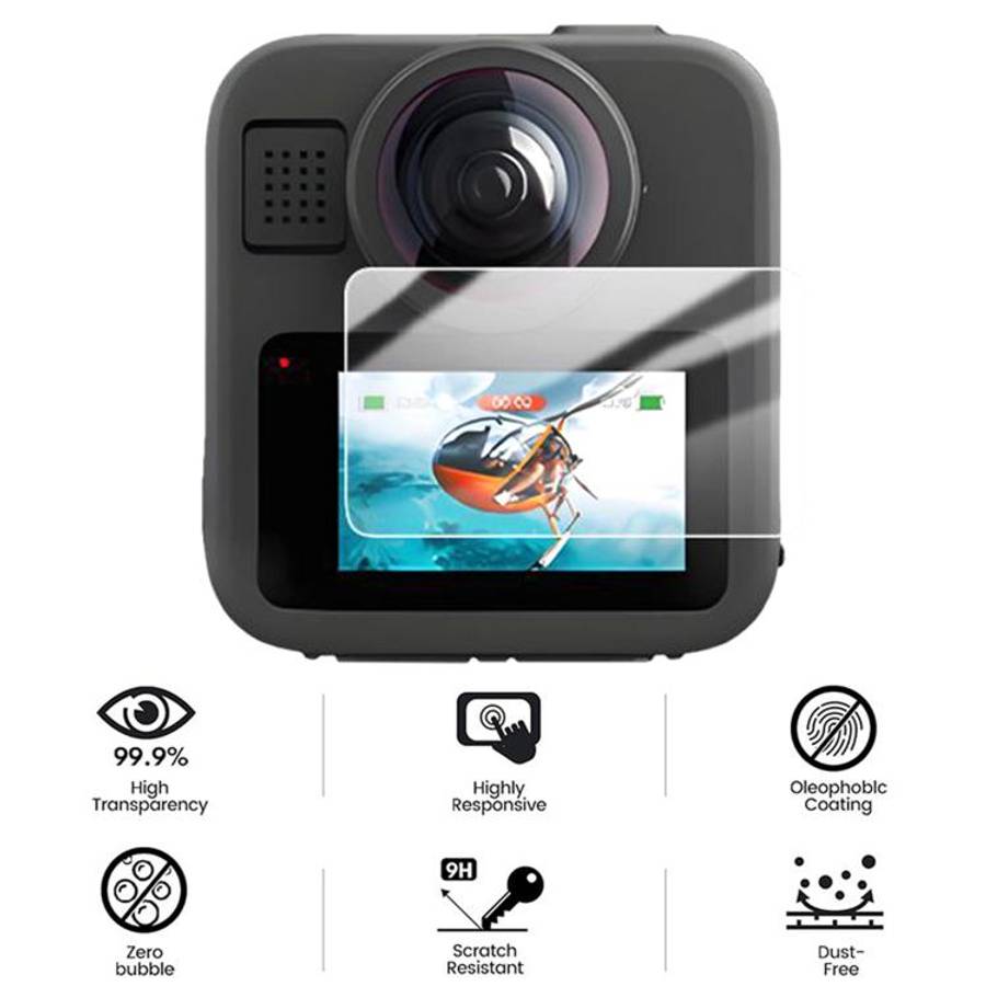 For GoPro MAX2 HD Tempered Glass Screen Protective Film
