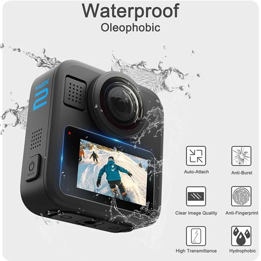 For GoPro MAX2 HD Tempered Glass Screen Protective Film