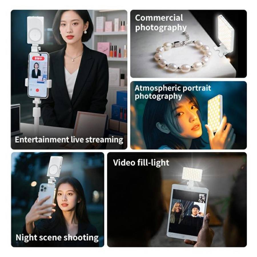 V22A For Phone Camera Live Streaming 4W Power Portable Pocket 80 LED Light MagSafe Magnetic Fill ...