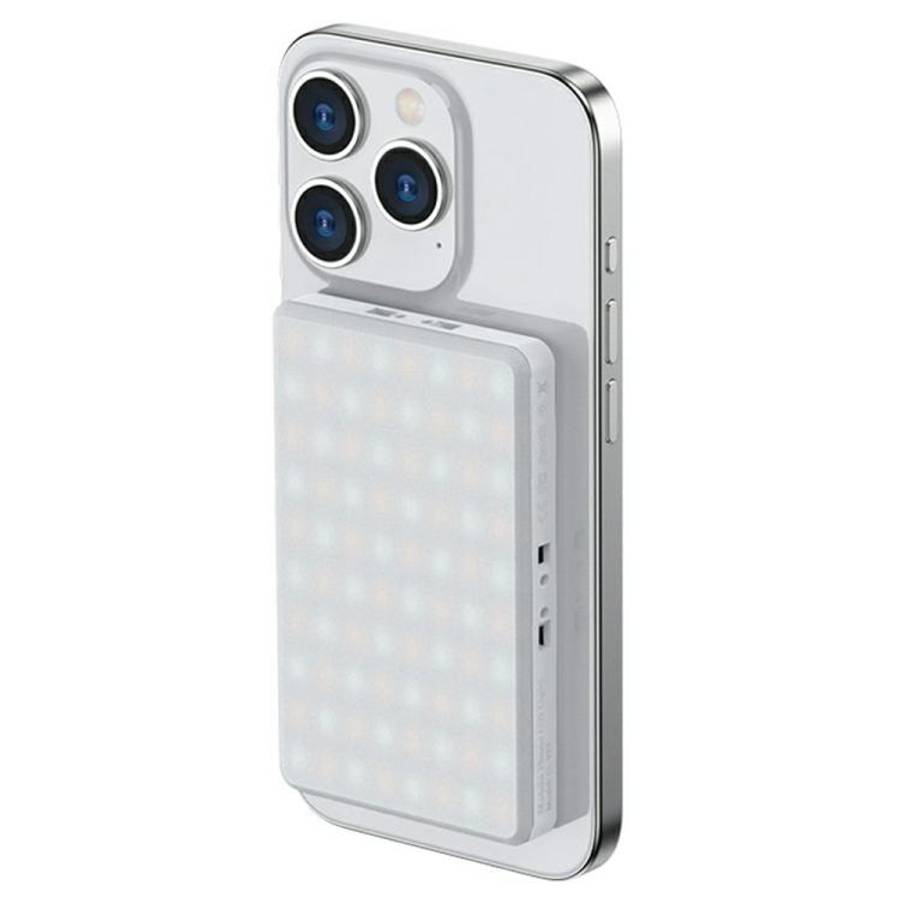 V22A For Phone Camera Live Streaming 4W Power Portable Pocket 80 LED Light MagSafe Magnetic Fill ...