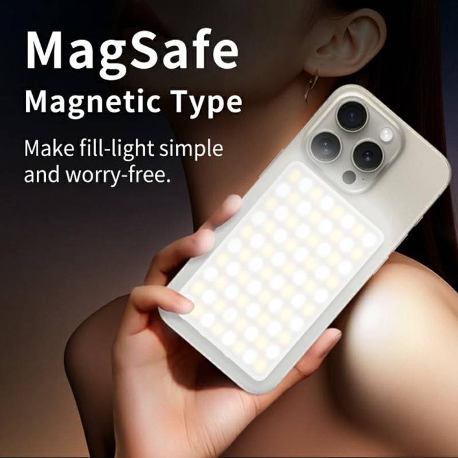 V22A For Phone Camera Live Streaming 4W Power Portable Pocket 80 LED Light MagSafe Magnetic Fill ...