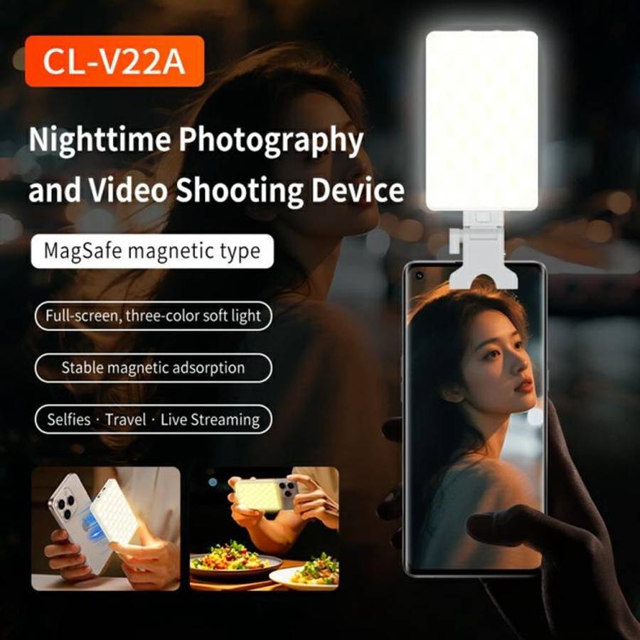 V22A For Phone Camera Live Streaming 4W Power Portable Pocket 80 LED Light MagSafe Magnetic Fill ...