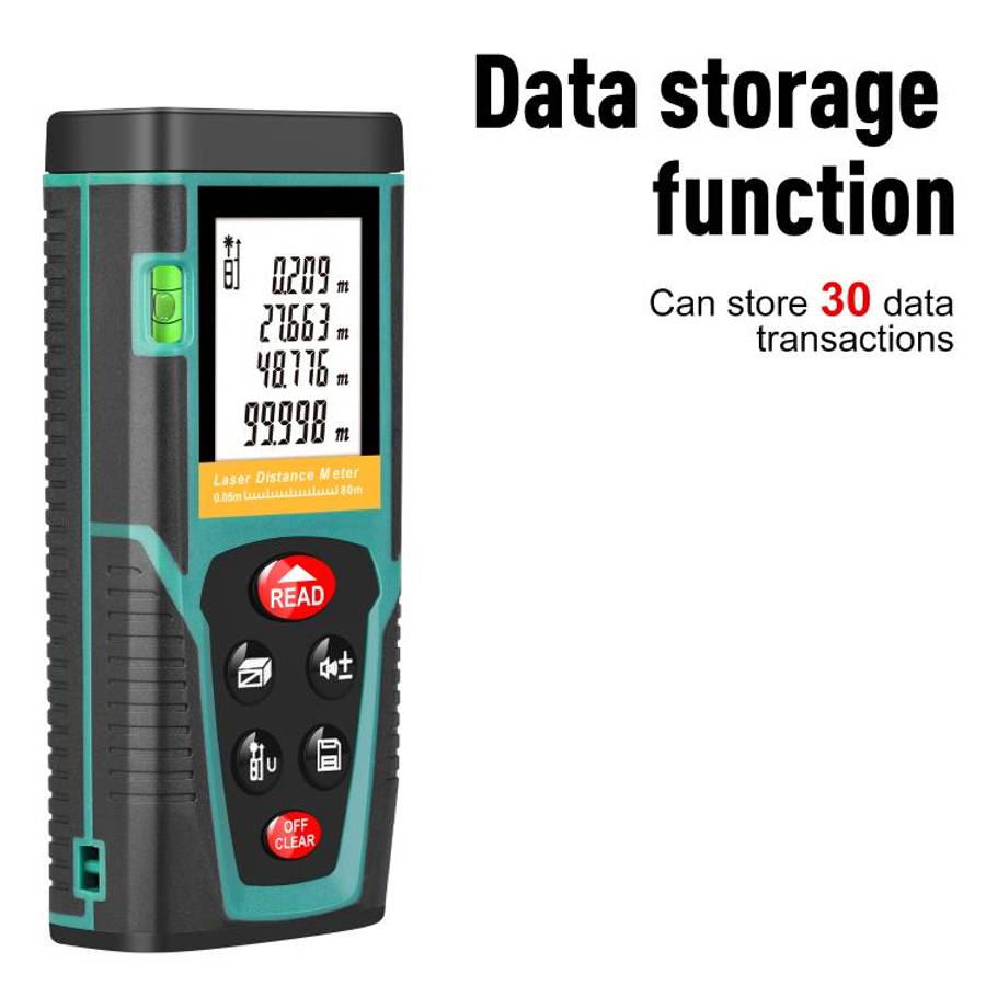 RZG80 80M Laser Distance Meter Handheld Portable Laser Measuring Tool