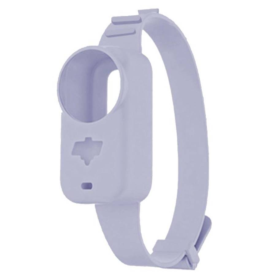 For DJI Osmo Nano Thumb Sports Camera Expansion Strap Silicone Protective Cover(Purple)