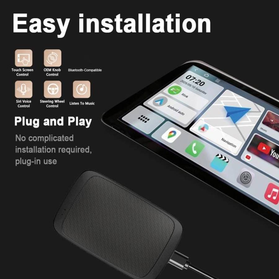 M65 2GB+16GB Car AI Box Android 11 Wireless CarPlay / Android Auto Smart Adapter