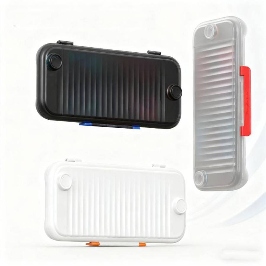For Nintendo Switch 2  Game Console Anti-slip Textured Hard-Shell Protective Case(Translucent White)