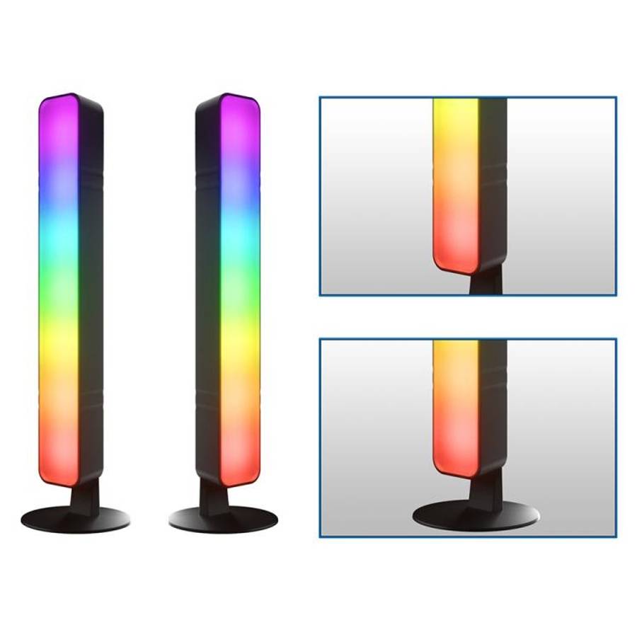 D04 2pcs Bluetooth Version Sound Pickup RGB Desktop Ambient Light Smart Gaming Light Bar