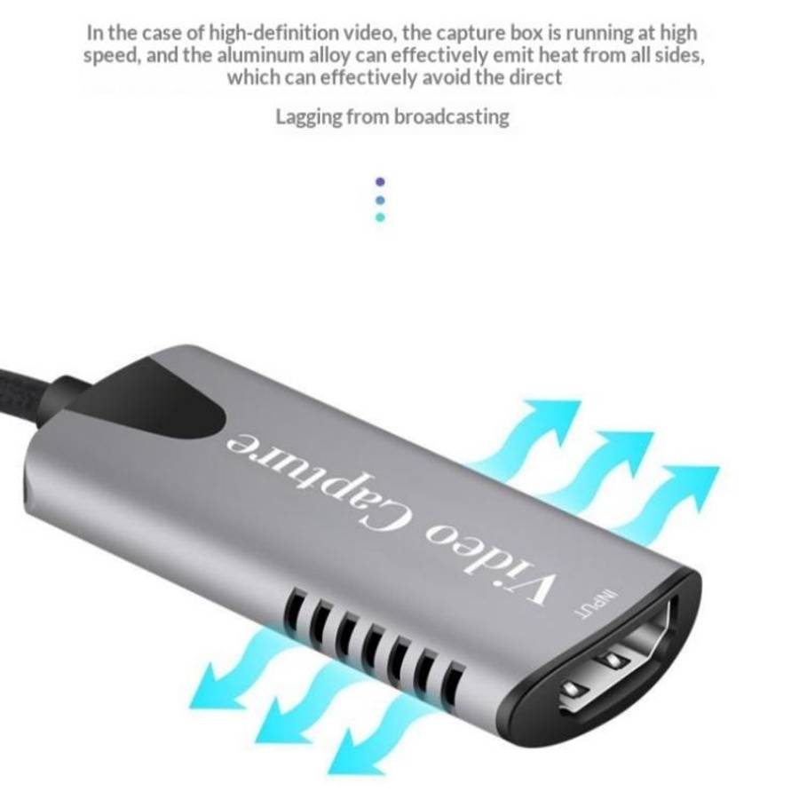 HU-04C 4K Game Streaming Live Broadcast HDMI to Type-C Video Capture Card