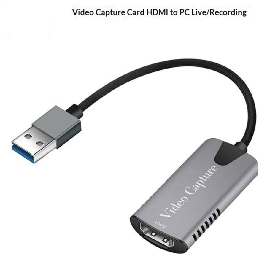 HU-04 USB 2.0 Video Capture Card 4K Input 1080P Output Converter