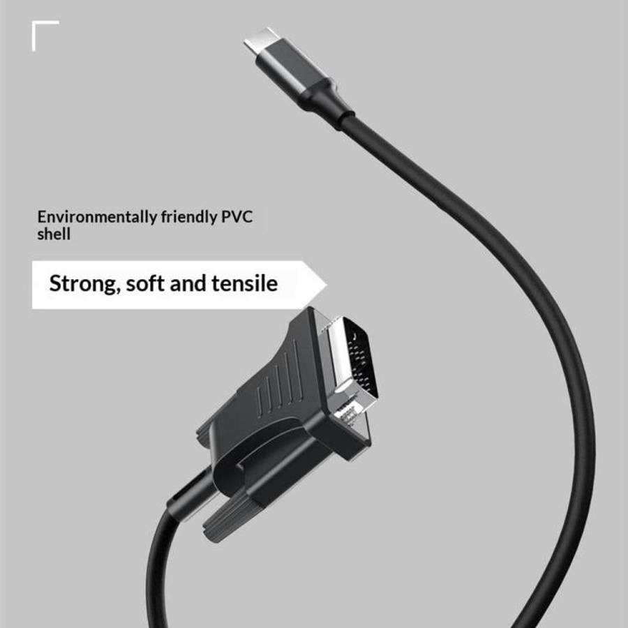 HC-65 USB 3.1 Type-C to DVI 1080P Adapter Cable