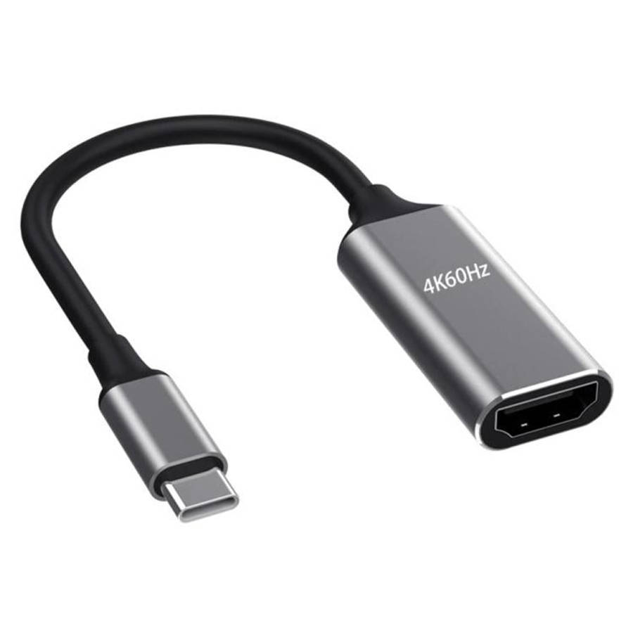HC-61 HDMI Video Audio Sync Type-C to HDMI Cable 4K / 60Hz Adapter
